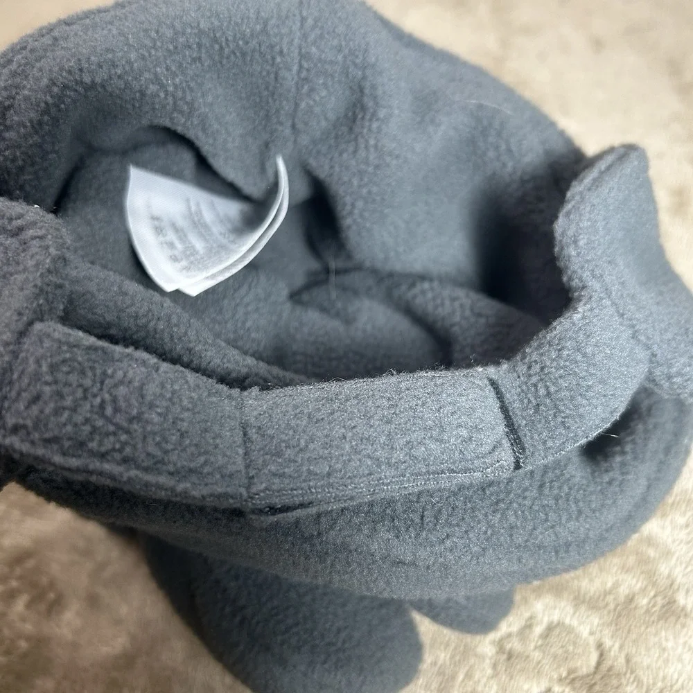 Nike Baby Toddler Fleece Hat Mittens Set 12-24M Anthracite Gray NWT